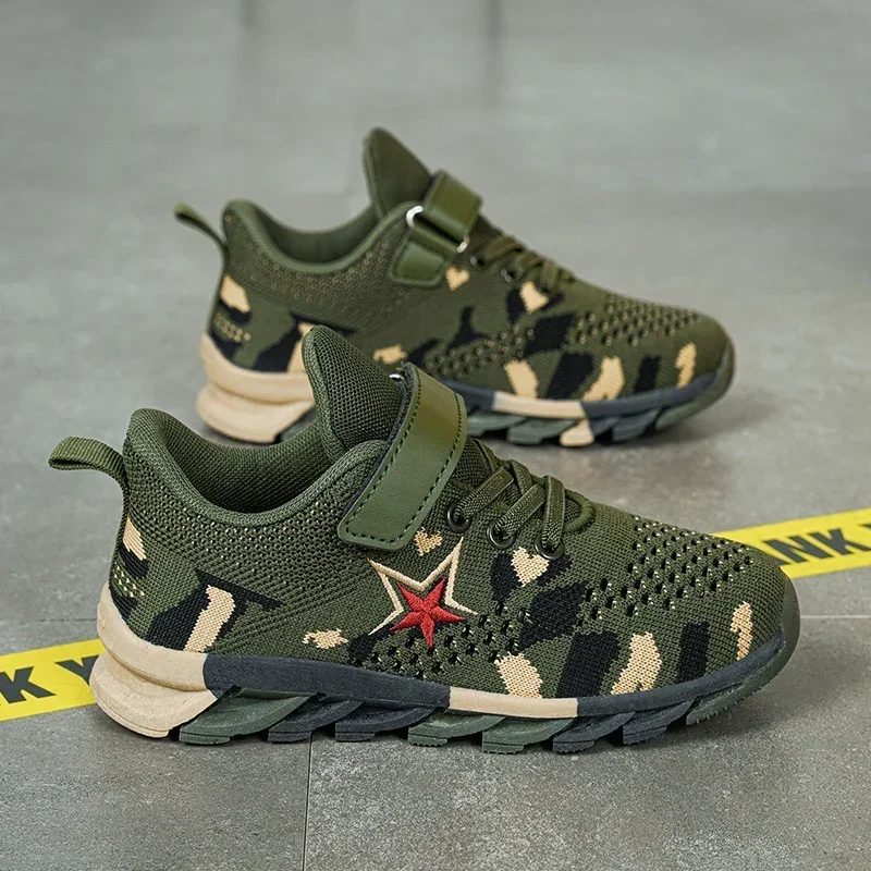 2025 hot style children's training camouflage shoes soft sole fly knit versatile sports shoes large size 28-40
2025 hot style children's training camouflage shoes soft sole fly knit versatile sports shoes large size 28-40