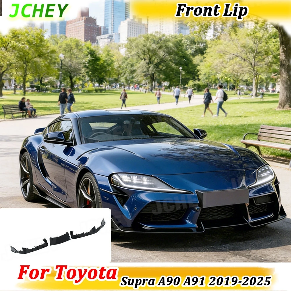 JCHEY Dry Carbon Fiber Car Front Bumper Lip Spoiler Gloss Black Bumper Extension Accessories for Toyota Supra A90 A91 2019-2025
JCHEY Dry Carbon Fiber Car Front Bumper Lip Spoiler Gloss Black Bumper Extension Accessories for Toyota Supra A90 A91 2019-2025