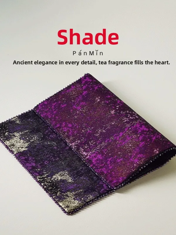Jingdezhen Xiyu Purple Double Illumination Gold Tea Ceremony Diamond Dry Tea Mat Chinese Style Vintage Cloth Pad
Jingdezhen Xiyu Purple Double Illumination Gold Tea Ceremony Diamond Dry Tea Mat Chinese Style Vintage Cloth Pad