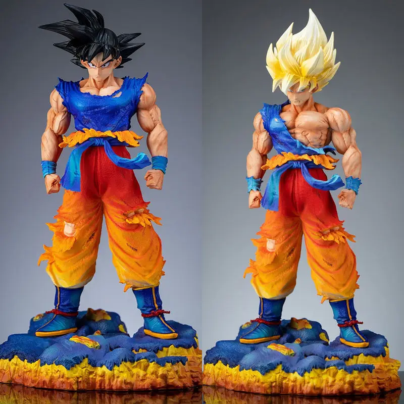 In Stock 35cm JT Dragon Ball Anime Figures Son Goku Figures 2 Heads PVC Collection Model Statue Desk Ornament Birthday Gifts Toy
In Stock 35cm JT Dragon Ball Anime Figures Son Goku Figures 2 Heads PVC Collection Model Statue Desk Ornament Birthday Gifts Toy