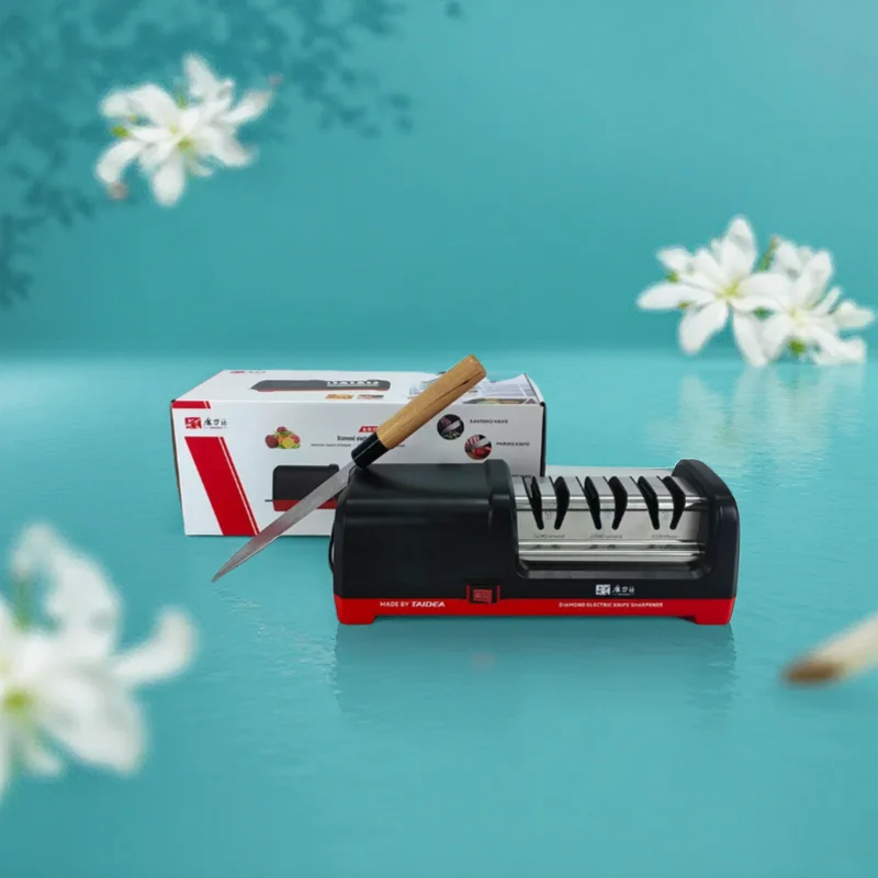 Household TG2101 3 Stage Knife Sharpener, Electric 20-Degree Grinding Edge, Fast Sharpening Polishing for Daily Kitchen Knives
Household TG2101 3 Stage Knife Sharpener, Electric 20-Degree Grinding Edge, Fast Sharpening Polishing for Daily Kitchen Knives
