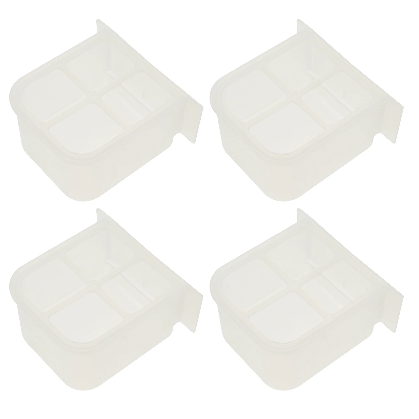 4 Pcs Cage Food Box Bird Supply Containers Large Capacity Practical Bird Feeder Parrot Tray Pet Container Plastic
4 Pcs Cage Food Box Bird Supply Containers Large Capacity Practical Bird Feeder Parrot Tray Pet Container Plastic