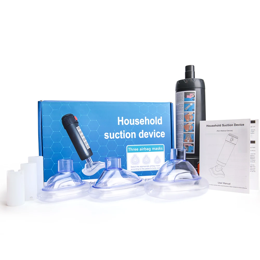 Portable Suction Rescue Anti Choking Device Choking Rescues Face Mask for Kids and Adults with 3 Mask Home Choking First Aid Kit
Portable Suction Rescue Anti Choking Device Choking Rescues Face Mask for Kids and Adults with 3 Mask Home Choking First Aid Kit