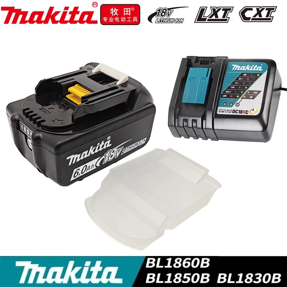Original Makita 6Ah/5Ah/3Ah Battery 18V Tools BL1830B BL1850B BL1850 BL1840 BL1860 BL1815 Replacement Lithium Ion Battery
Original Makita 6Ah/5Ah/3Ah Battery 18V Tools BL1830B BL1850B BL1850 BL1840 BL1860 BL1815 Replacement Lithium Ion Battery