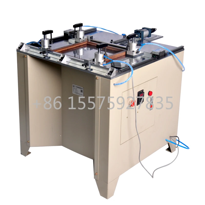 Glue photo frame splicing quadrangle wood cutting corner splicing photo machine
Glue photo frame splicing quadrangle wood cutting corner splicing photo machine