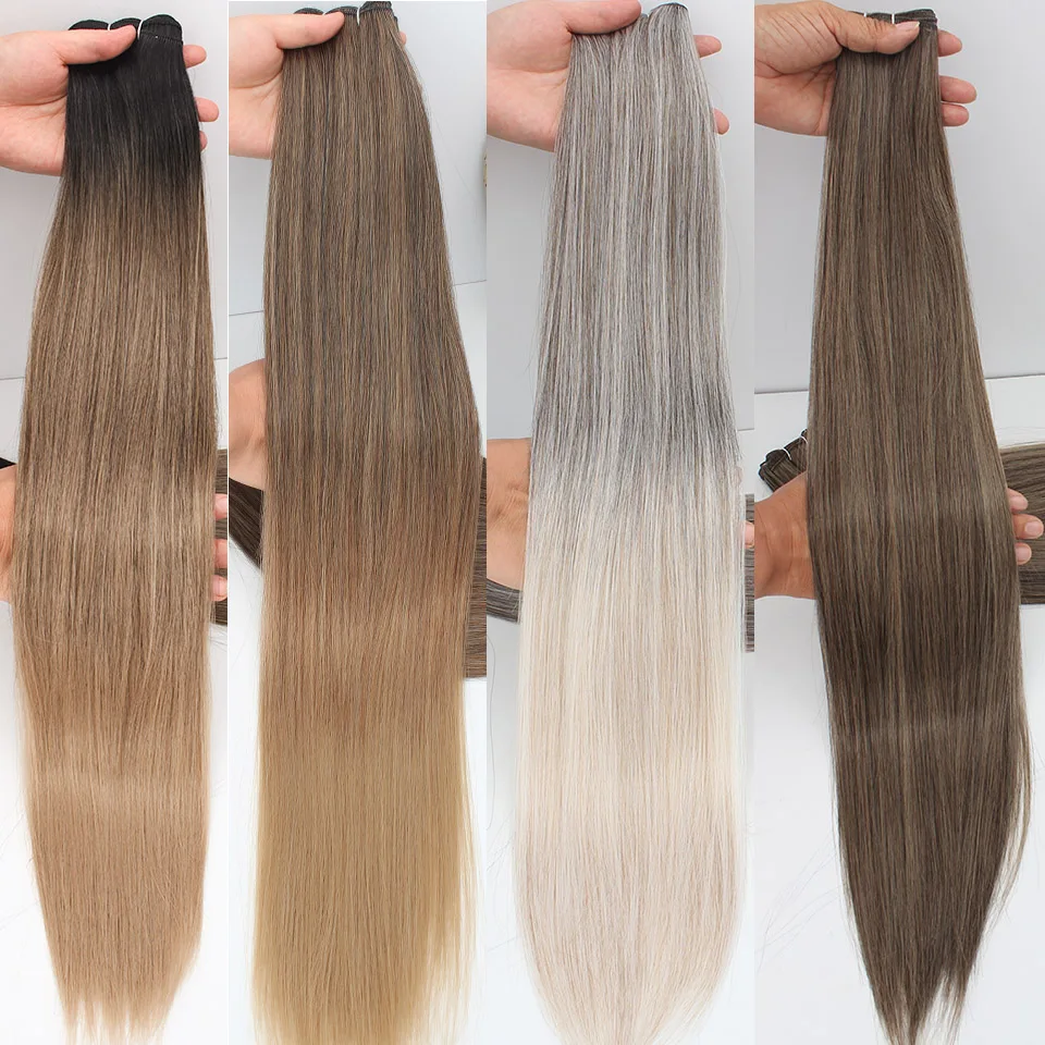 Bone Silky Straight Hair Extensions Ombre Blonde Fake Hair Bundles 26 Inch Long Synthetic Heat Resistant Braiding Hair
Bone Silky Straight Hair Extensions Ombre Blonde Fake Hair Bundles 26 Inch Long Synthetic Heat Resistant Braiding Hair