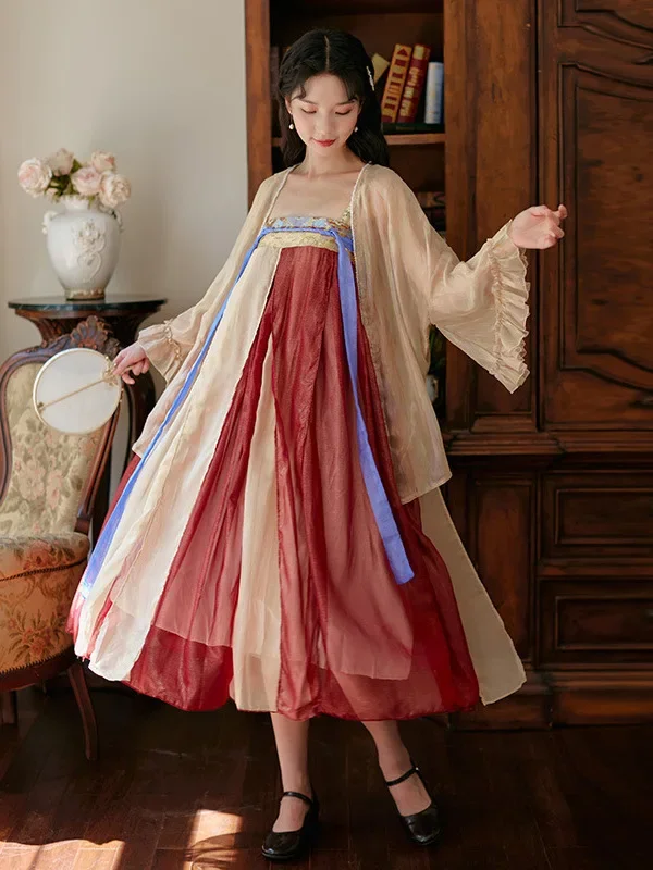Ancient Chinese Costume Fairy Hanfu Dress Women Elegant Traditional Chinese Han Dynasty Girl Noble Princess Costume Folk Dance
Ancient Chinese Costume Fairy Hanfu Dress Women Elegant Traditional Chinese Han Dynasty Girl Noble Princess Costume Folk Dance