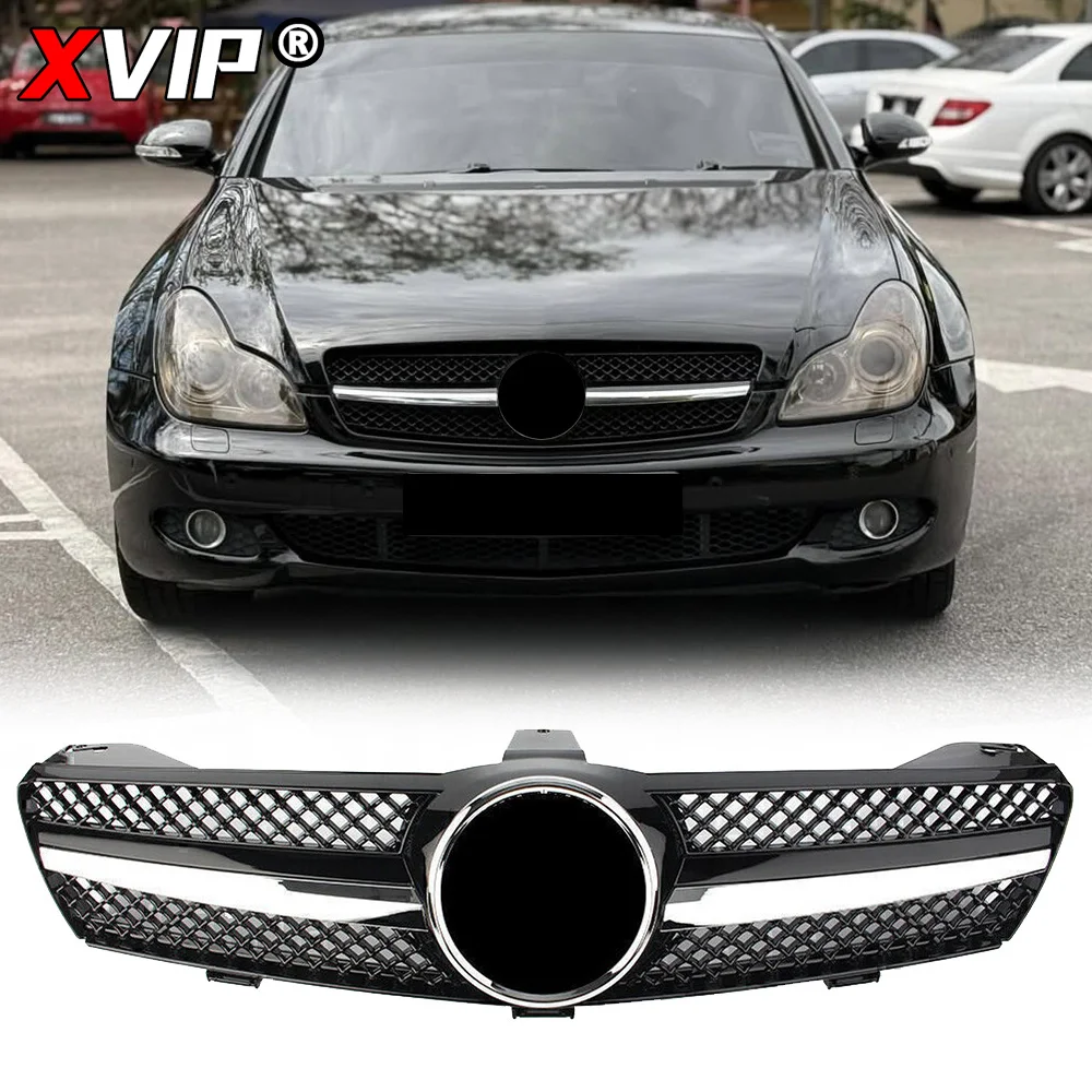 XVIP Chrome Black Front Racing Grille Bumper Grille For Mercedes Benz CLS-Class W219 2005-2008 CLS350 CLS500 CLS550 CLS55 CLS63
XVIP Chrome Black Front Racing Grille Bumper Grille For Mercedes Benz CLS-Class W219 2005-2008 CLS350 CLS500 CLS550 CLS55 CLS63