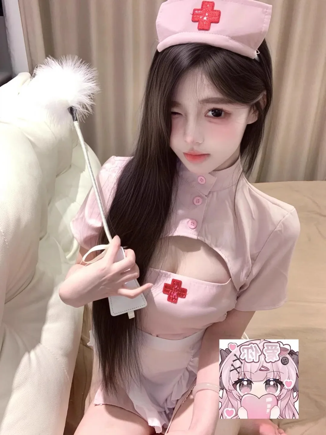 Sexy Nurse Uniform Set in Pink Hollow out Strap Short Sleeve for Hot Girls Summer Fashion Two-Piece Suit from China Polyester
Sexy Nurse Uniform Set in Pink Hollow out Strap Short Sleeve for Hot Girls Summer Fashion Two-Piece Suit from China Polyester