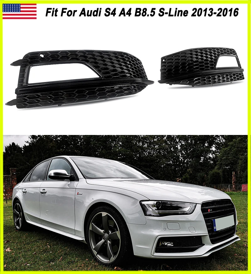 Honeycomb Mesh Car Front Bumper Fog Light Grill Frame For Audi A4 B8 S-Line S4 2012 2013 2014 2015 Fog Lamp Bezel Car Accessories
Honeycomb Mesh Car Front Bumper Fog Light Grill Frame For Audi A4 B8 S-Line S4 2012 2013 2014 2015 Fog Lamp Bezel Car Accessories