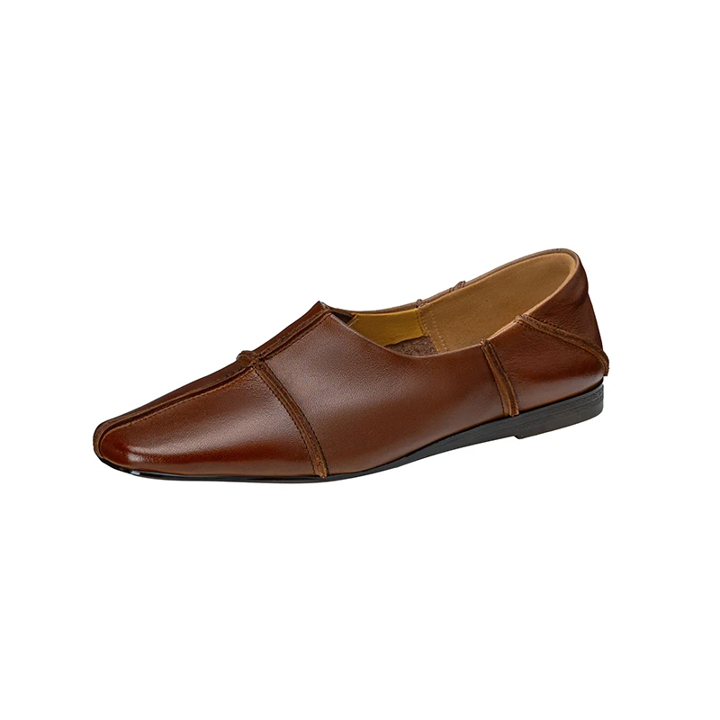 Genuine Leather Square Toe Slip On 1.5cm Chunky Heel Contrast Trim Cushioned Insole Black Brown Beige Women Casual Shoes
Genuine Leather Square Toe Slip On 1.5cm Chunky Heel Contrast Trim Cushioned Insole Black Brown Beige Women Casual Shoes