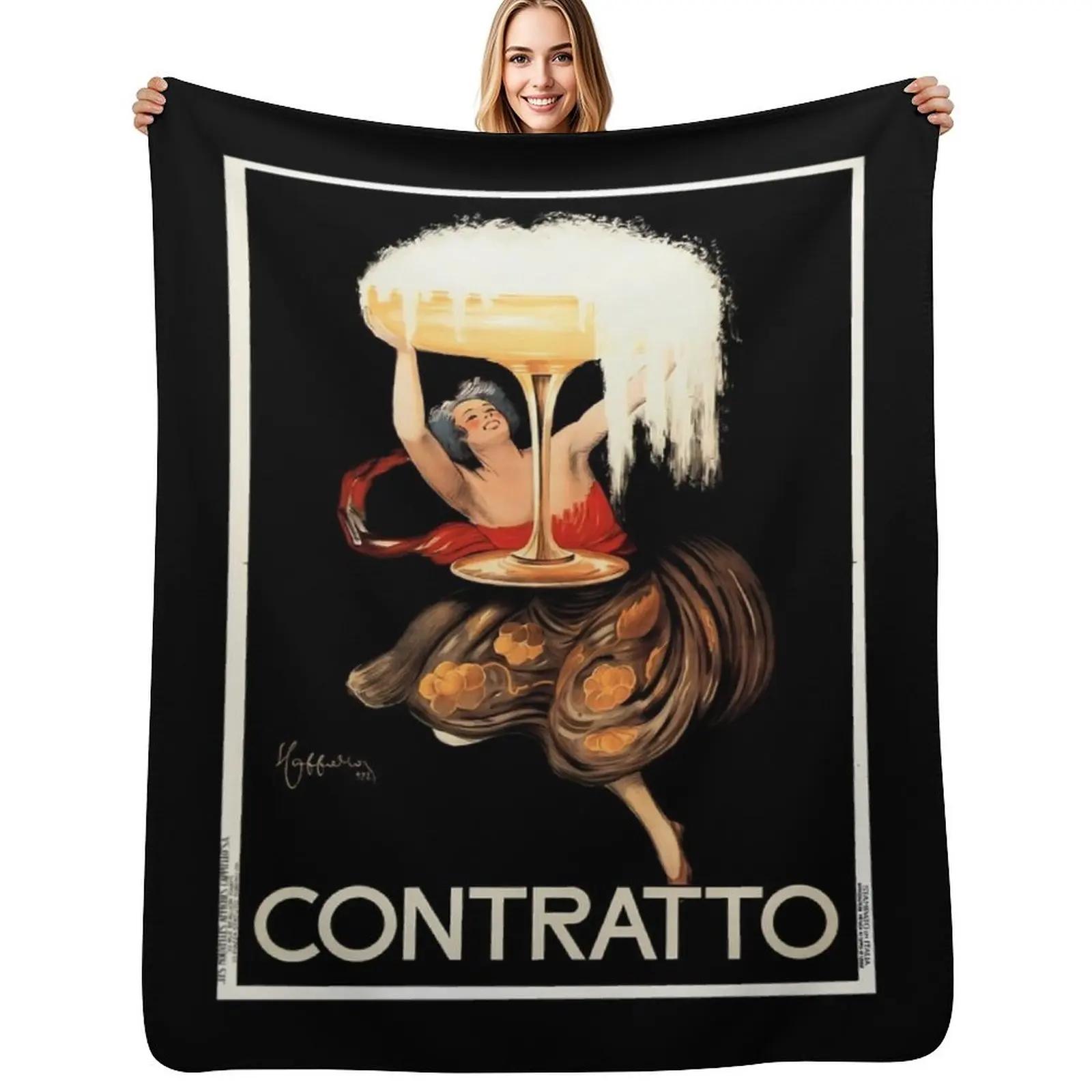 CONTRATTO SPARKLING WINE 1922 Italy Alcohol Advertiset Throw Blanket Cozy Throw Blanket for Bed Sofa Chair
CONTRATTO SPARKLING WINE 1922 Italy Alcohol Advertiset Throw Blanket Cozy Throw Blanket for Bed Sofa Chair