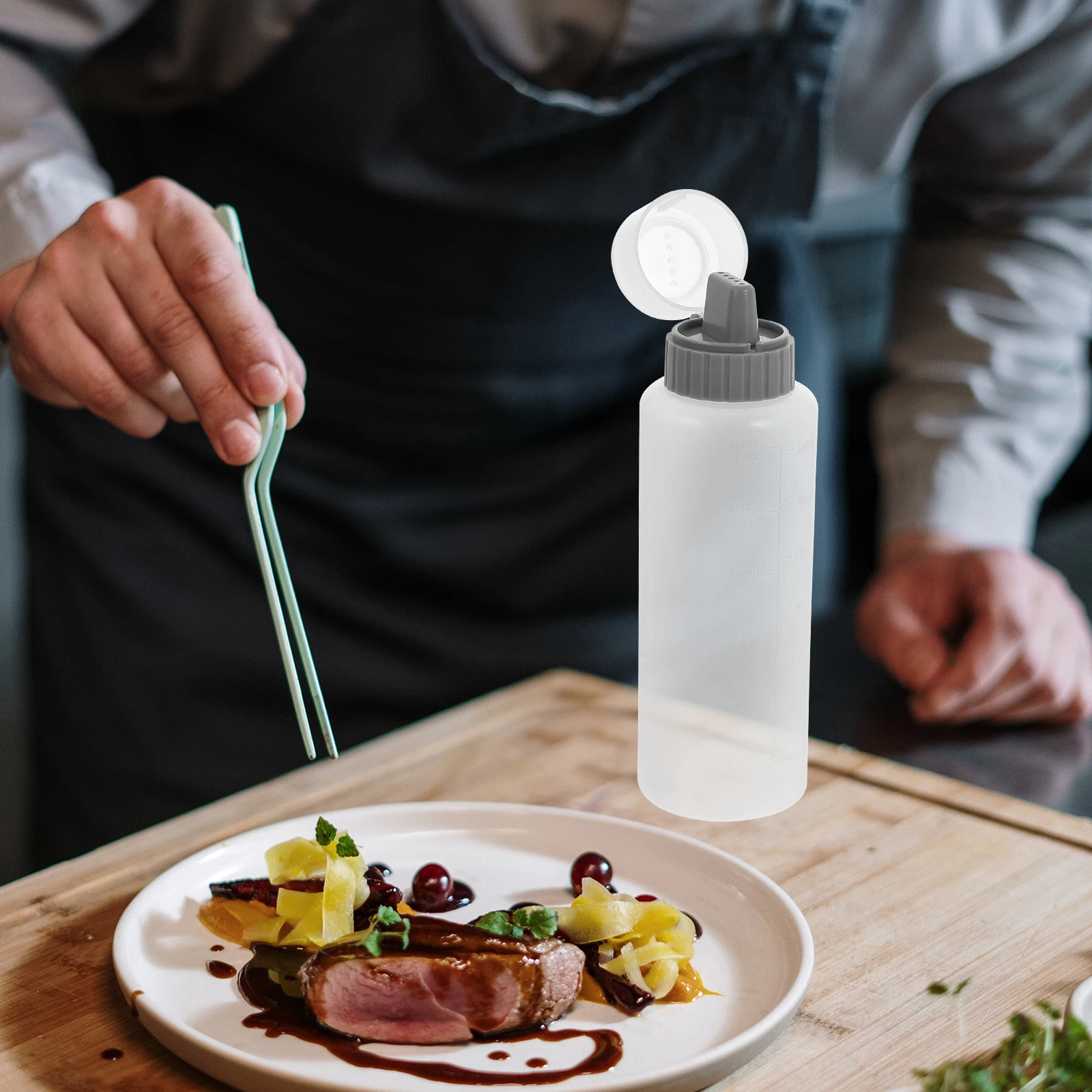 4 Pcs 350ml Transparent Squeeze Bottles 5 Row Holes for Home Ketchup Salad Sauce Containers Travel Kitchen Bar Use
4 Pcs 350ml Transparent Squeeze Bottles 5 Row Holes for Home Ketchup Salad Sauce Containers Travel Kitchen Bar Use