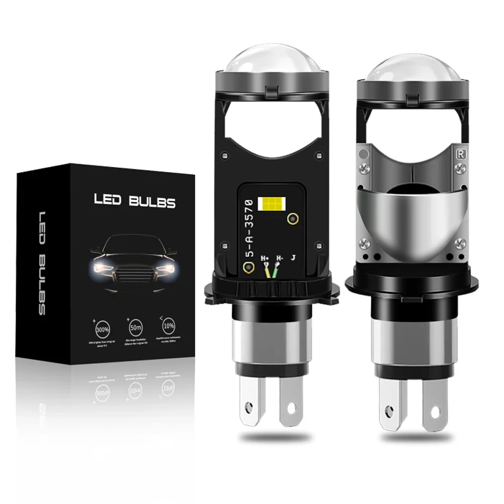 New Led H4 Canbus Headlight Bulbs 260000LM 9003/HB2 With Mini Projector Lens For Car Motorcycle Plug Play 6000K White 12V 24V
New Led H4 Canbus Headlight Bulbs 260000LM 9003/HB2 With Mini Projector Lens For Car Motorcycle Plug Play 6000K White 12V 24V