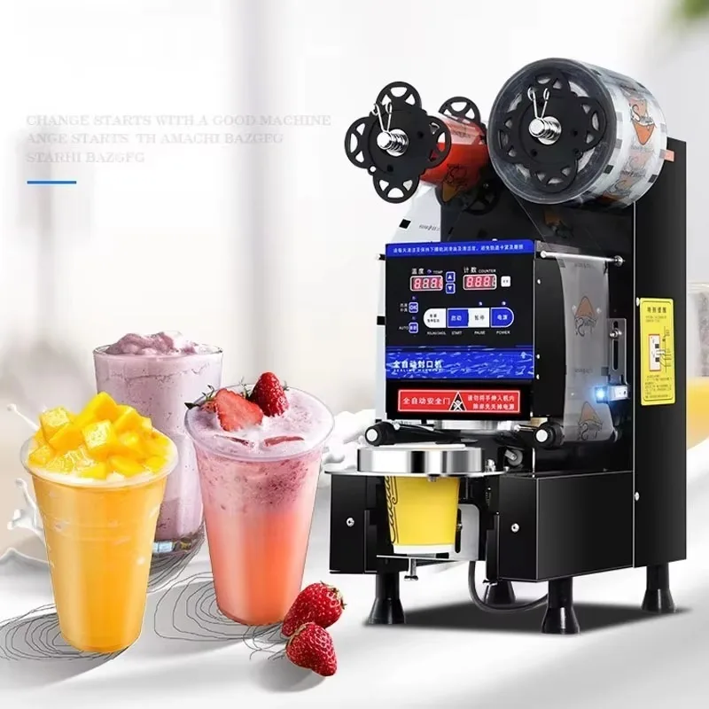 Automatic Plastic Cup Sealing Machine High Speed Sealer for Juice Yogurt Bubble Tea Beverage Packaging
Automatic Plastic Cup Sealing Machine High Speed Sealer for Juice Yogurt Bubble Tea Beverage Packaging