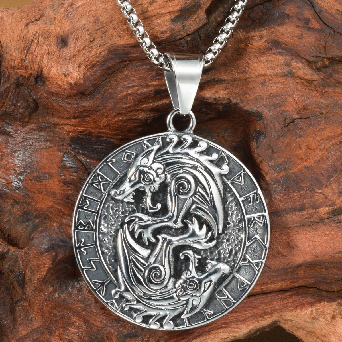 Norse Rune Pendant Necklace Stainless Steel Viking Talisman Elder Futhark Mysterious Jewelry for Men Minimalist Jewelry Gift
Norse Rune Pendant Necklace Stainless Steel Viking Talisman Elder Futhark Mysterious Jewelry for Men Minimalist Jewelry Gift