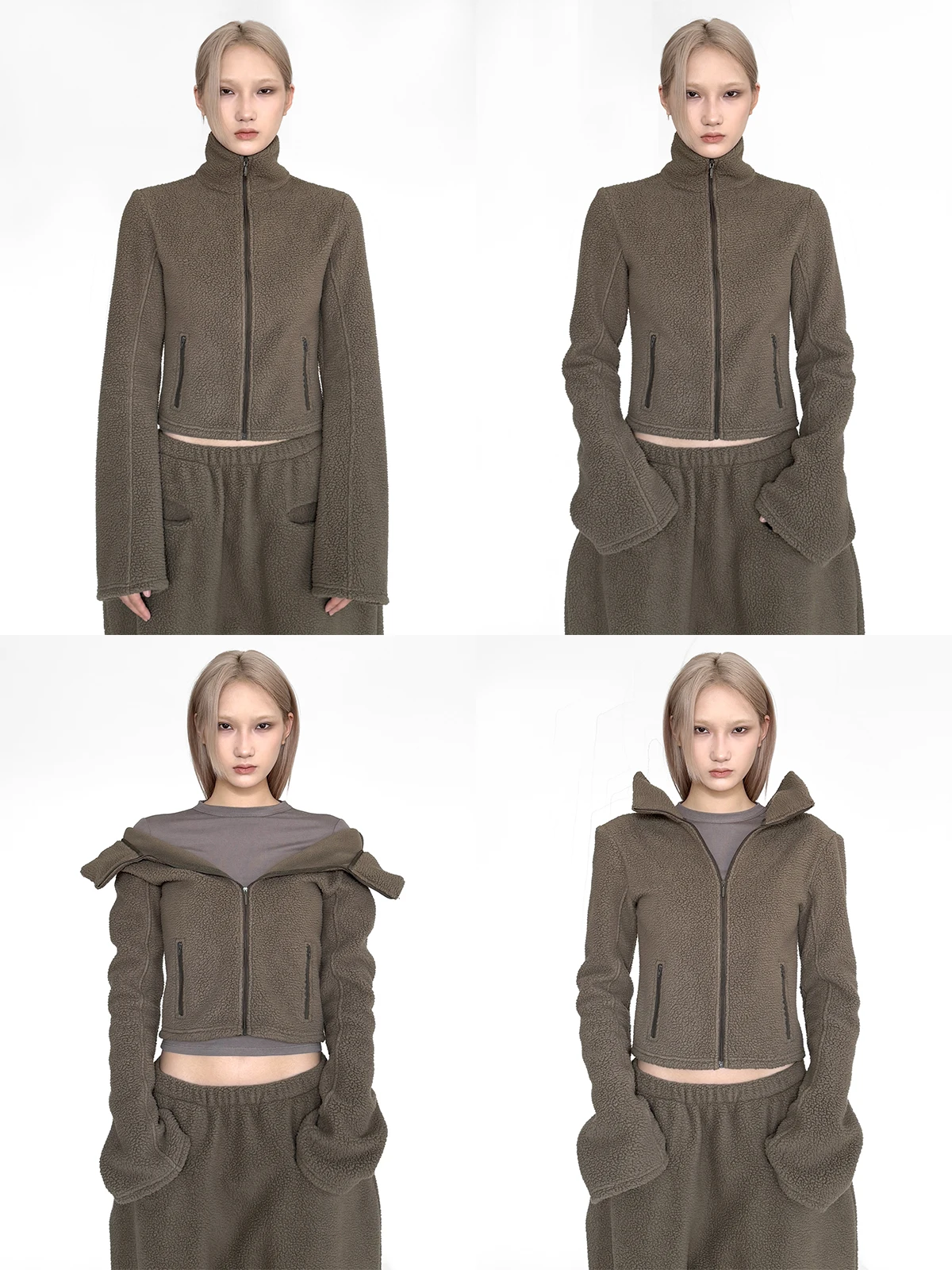 Warm Fce Zipper Sweatirt Base Layer ort Outerwear Autumn Winter Conterent Queenhot Sli Slim Fit Long Sve Coat
Warm Fce Zipper Sweatirt Base Layer ort Outerwear Autumn Winter Conterent Queenhot Sli Slim Fit Long Sve Coat