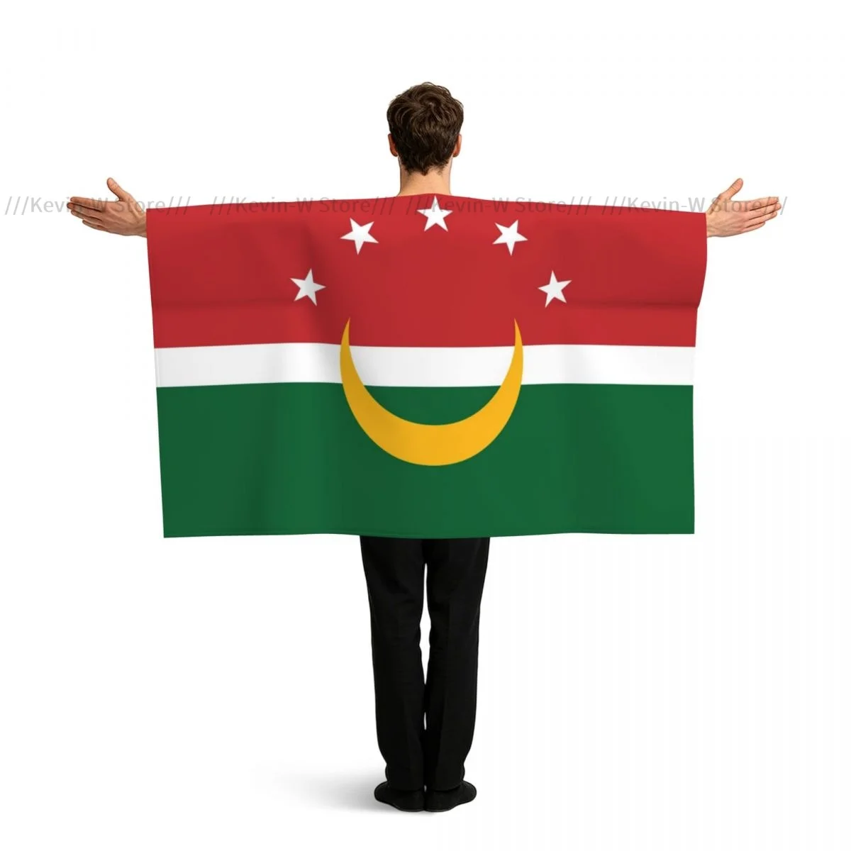 Sports Fan Flag Cape With Sleeve Maghreb Flag Wearable Flag Cloak Costume
Sports Fan Flag Cape With Sleeve Maghreb Flag Wearable Flag Cloak Costume