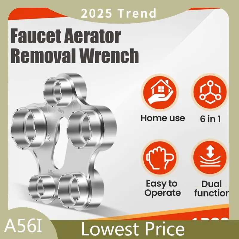 A56I Верхний инструмент для снятия аэратора крана 10 в 1, металлический ключ аэратора с передней резьбой M28, M24, M22, M20/M18, обратная резьба
A56I Верхний инструмент для снятия аэратора крана 10 в 1, металлический ключ аэратора с передней резьбой M28, M24, M22, M20/M18, обратная резьба