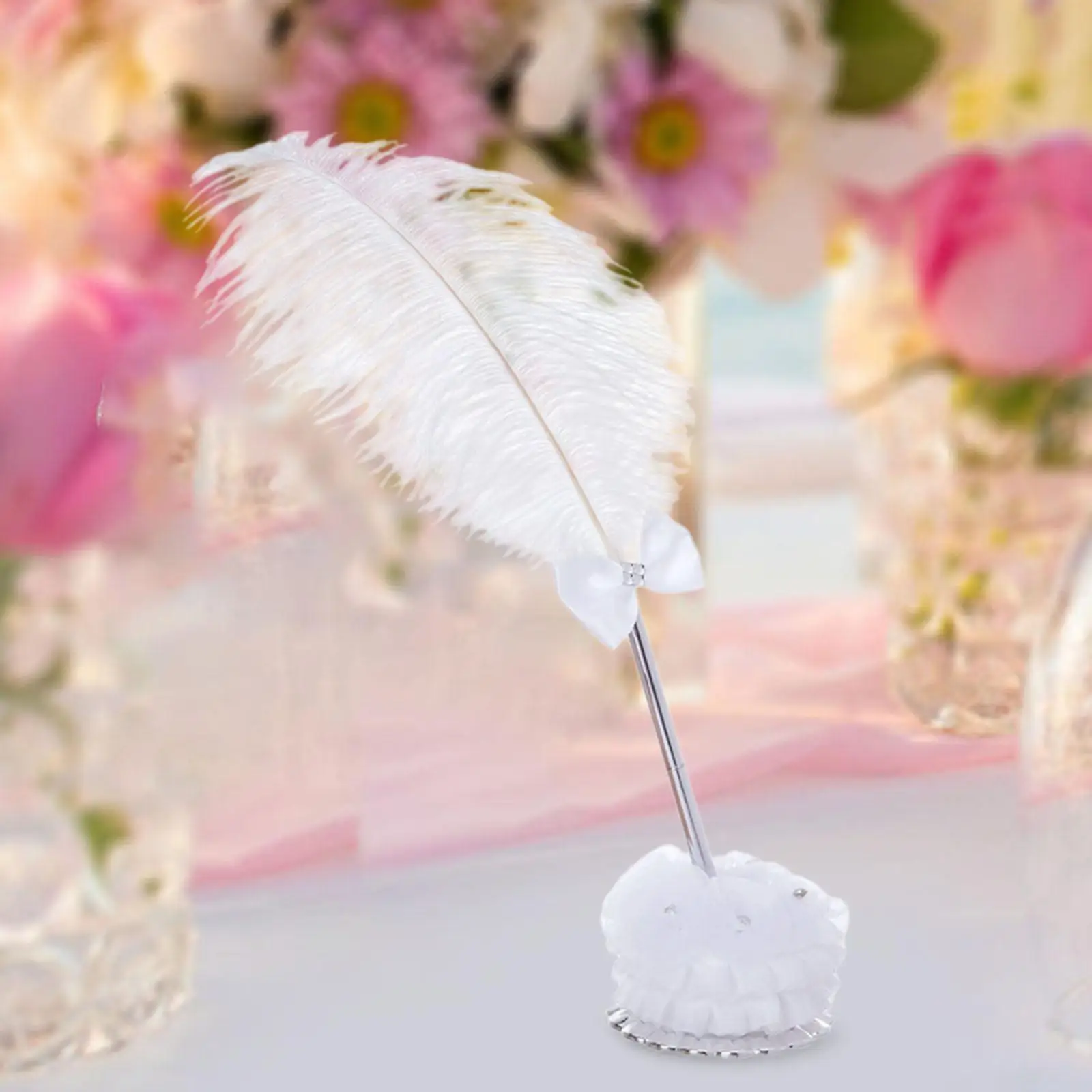Vintage Feather Pen with Holder White Vintage Design Wedding Writing Pen Ballpoint Writing Pen for Artwork Journal Party Favors
Vintage Feather Pen with Holder White Vintage Design Wedding Writing Pen Ballpoint Writing Pen for Artwork Journal Party Favors