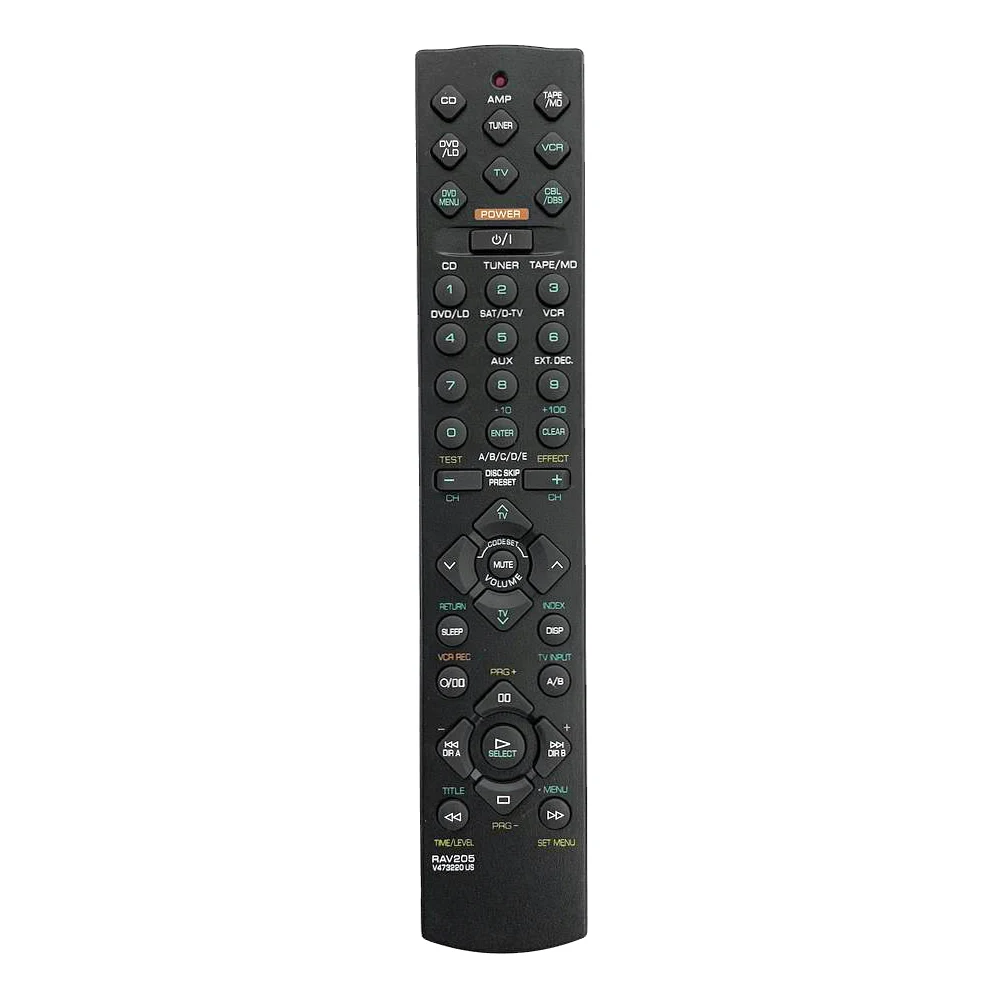 New RAV205 V473220US For Yamaha Audio / Video AV Receiver Remote Control HTR-5230 RX-V396 YHT17
New RAV205 V473220US For Yamaha Audio / Video AV Receiver Remote Control HTR-5230 RX-V396 YHT17