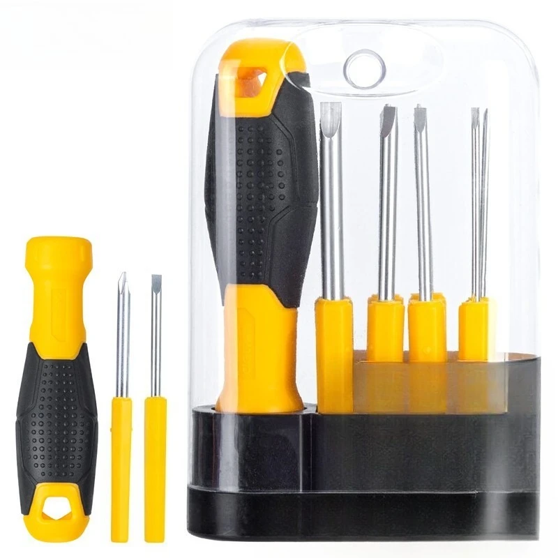 DL636009B Replaceable head screw batch 9-piece set Disassembly machine screwdriver set Tool maintenance 
DL636009B Replaceable head screw batch 9-piece set Disassembly machine screwdriver set Tool maintenance