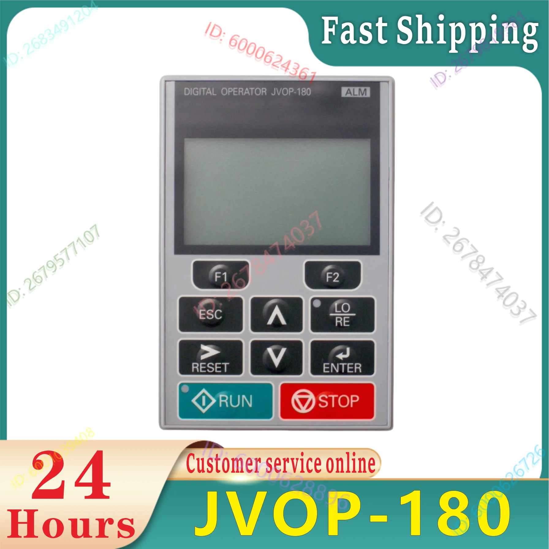 New original Yaskawa JVOP-180 JVOP-181 JVOP-182 frequency converter operation panel
New original Yaskawa JVOP-180 JVOP-181 JVOP-182 frequency converter operation panel