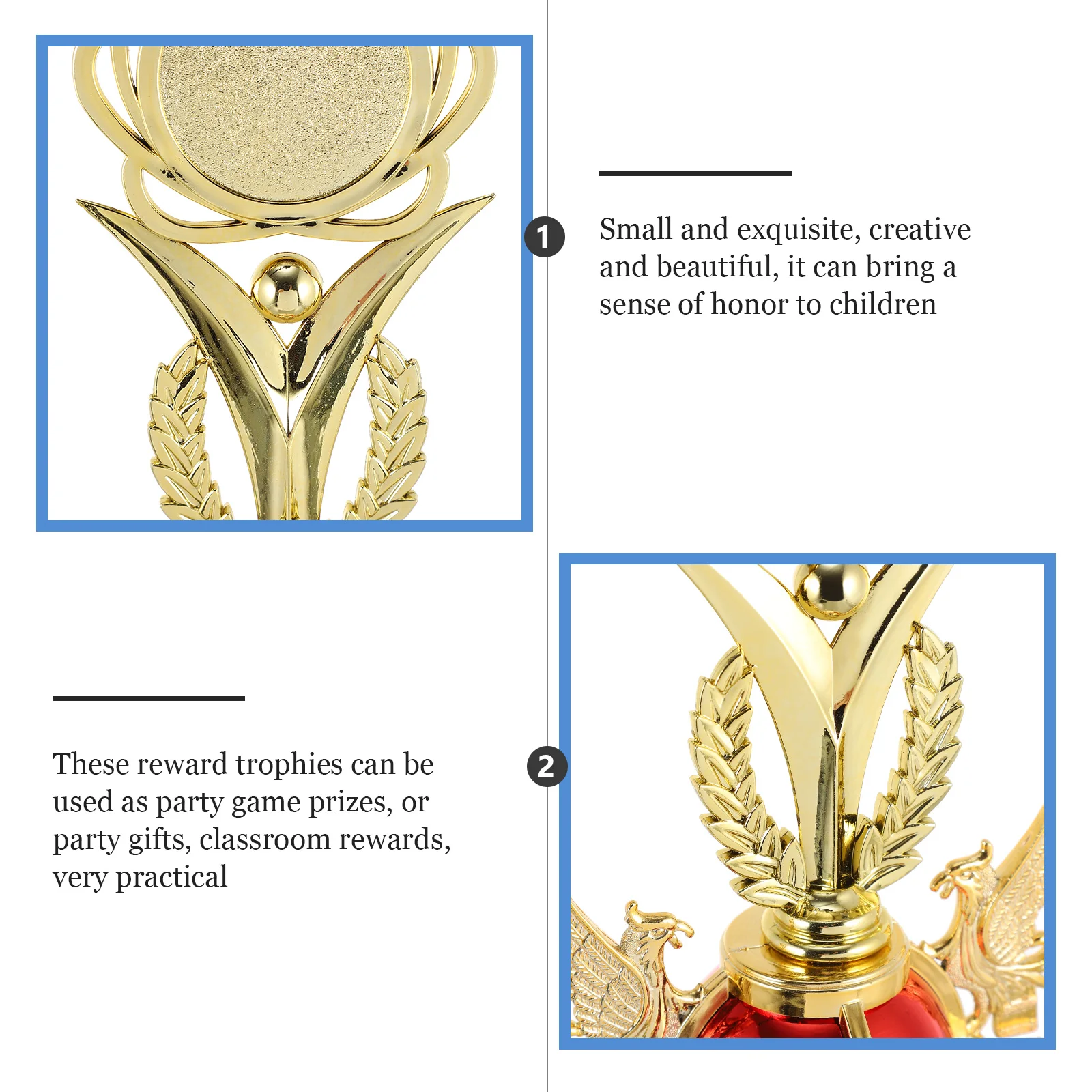 1Pcs Kids Reward Trophy Small Exquisite Creative Beautiful Encourages Participation Various Competitions School Rewarding Supply
1Pcs Kids Reward Trophy Small Exquisite Creative Beautiful Encourages Participation Various Competitions School Rewarding Supply