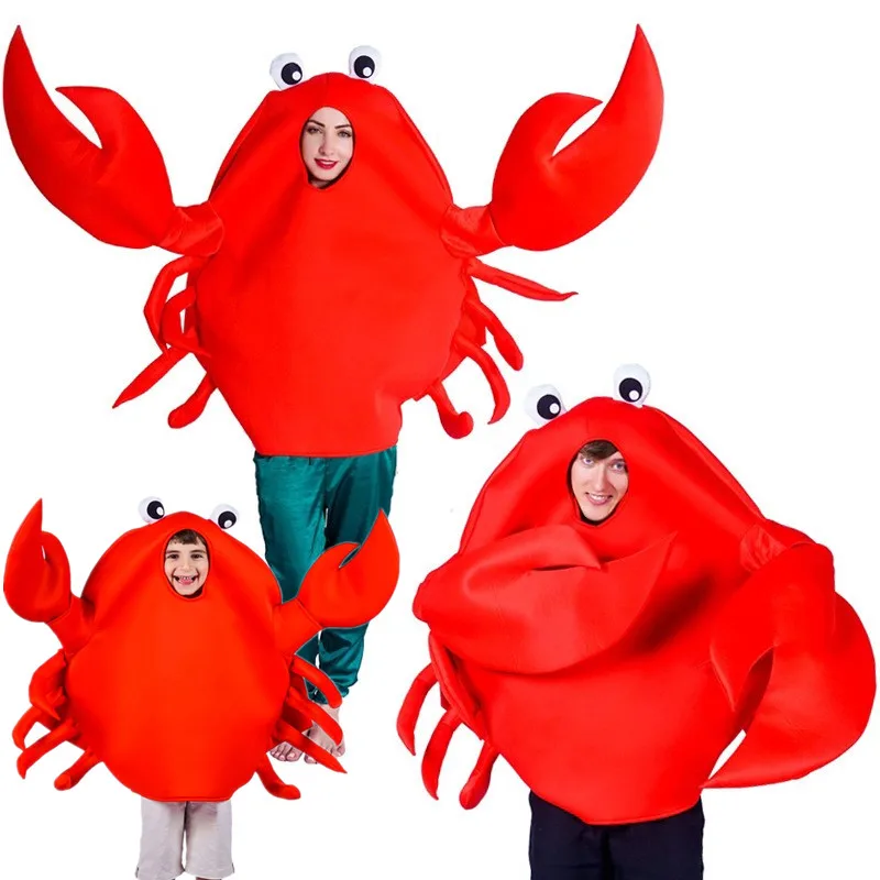 Halloween Funny Prank Crab Costume Adult And Children Cute Animal Role Play Clothes Party Gathering Parent Child Performance
Halloween Funny Prank Crab Costume Adult And Children Cute Animal Role Play Clothes Party Gathering Parent Child Performance