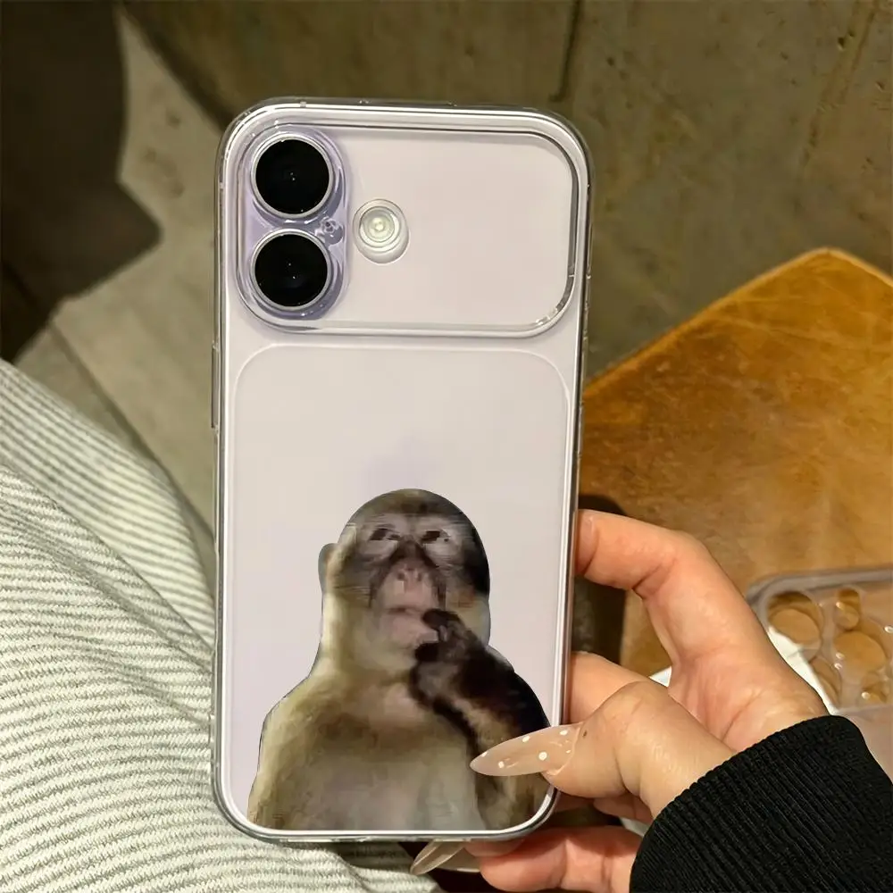 Funny monkey pattern phone case suitable for iPhone 17 16 15 14 13 12 11 Pro/Max/Plus anti drop and shockproof back cover
Funny monkey pattern phone case suitable for iPhone 17 16 15 14 13 12 11 Pro/Max/Plus anti drop and shockproof back cover
