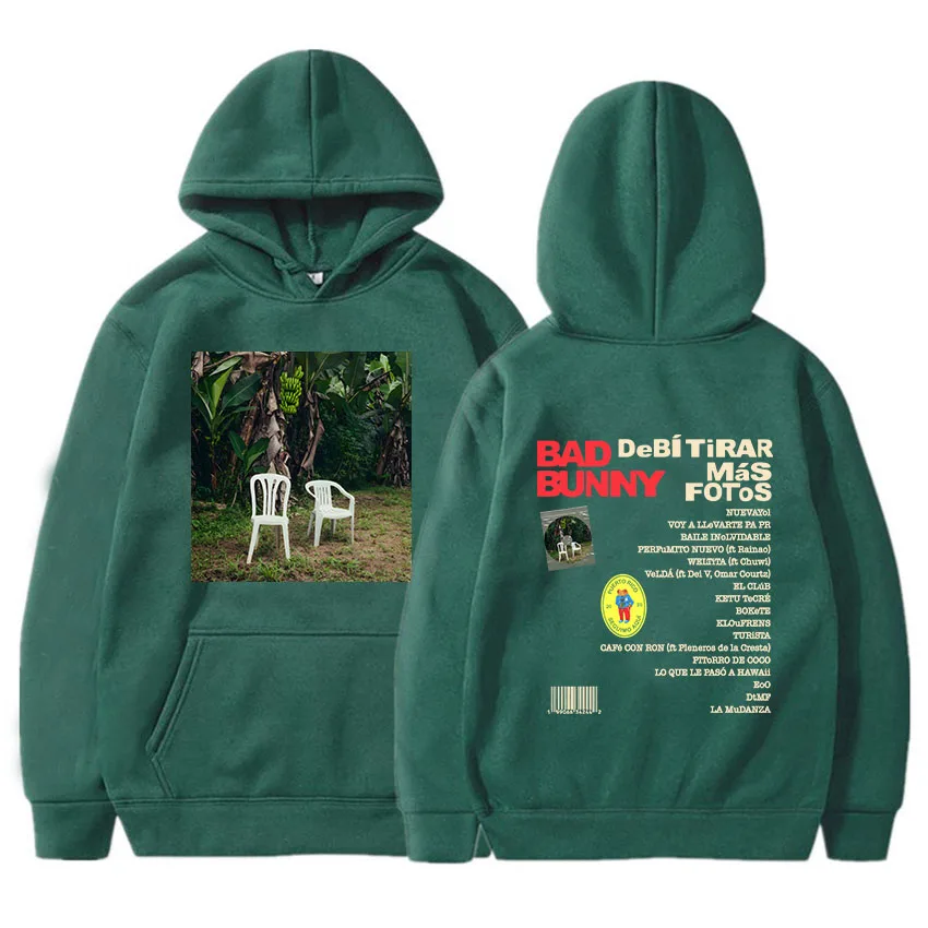 Женская одежда Bad Bunny DTMF Debí Tirar Más Fotos толстовки 2025 толстовки с принтом альбома зимние повседневные Sudaderas Para Mujer
Женская одежда Bad Bunny DTMF Debí Tirar Más Fotos толстовки 2025 толстовки с принтом альбома зимние повседневные Sudaderas Para Mujer
