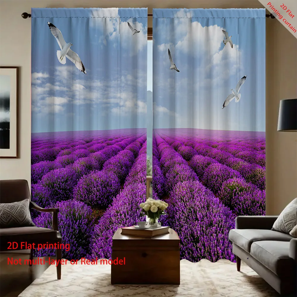 Lavender landscape printed curtains, beautiful home decoration, bedroom, living room, dormitory, office sunshade curtains
Lavender landscape printed curtains, beautiful home decoration, bedroom, living room, dormitory, office sunshade curtains