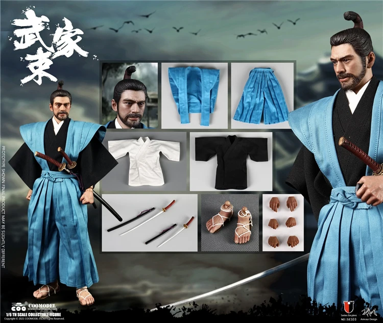 COOMODEL SE102/103 1/6 Empire Collection Makita Yukimura Takeshi Bunch Casual Edition
COOMODEL SE102/103 1/6 Empire Collection Makita Yukimura Takeshi Bunch Casual Edition