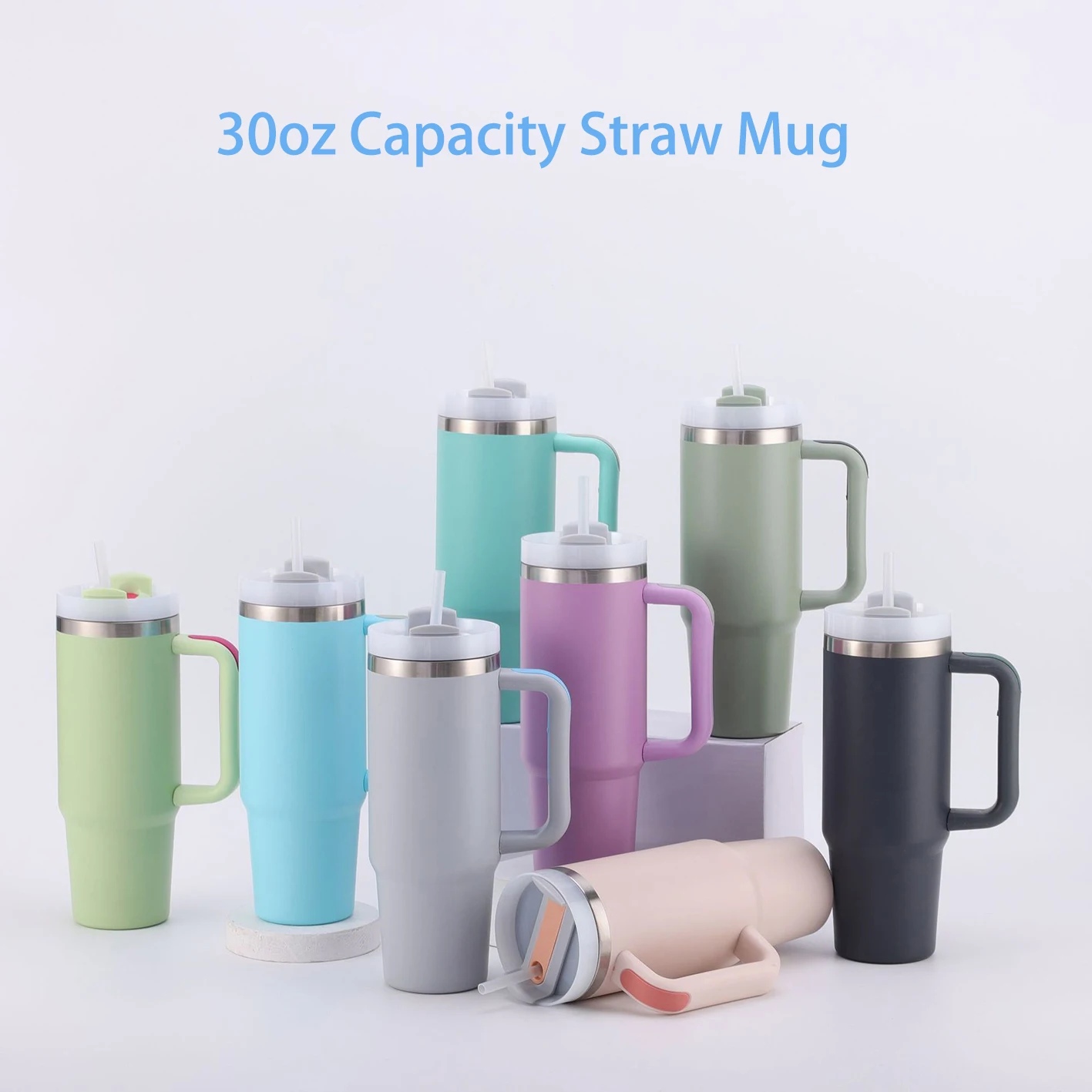 30 OZ Straw Insulated Mug with Handle Lid Stainless Steel Kettle Vacuum Insulated Mug Travel Insulated Coffee Mug Customizable
30 OZ Straw Insulated Mug with Handle Lid Stainless Steel Kettle Vacuum Insulated Mug Travel Insulated Coffee Mug Customizable