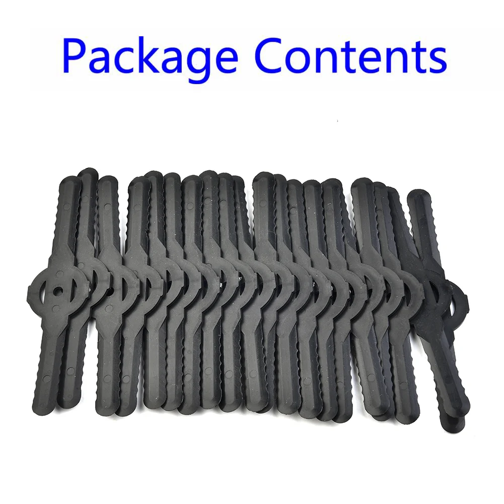 20pcs Lawnmower Blades Mowing Machine Blades Plastic Cutter Blades Garden Trimmer Strimmer Tool Accessories
20pcs Lawnmower Blades Mowing Machine Blades Plastic Cutter Blades Garden Trimmer Strimmer Tool Accessories