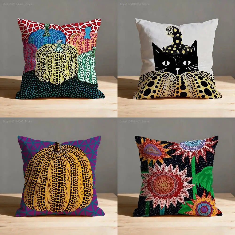Art Y-Yayoi Pumpkin Polka Pillow Case For Sofa Decor Car Office Room Printing Cushion Cover Decorations and Protector
Art Y-Yayoi Pumpkin Polka Pillow Case For Sofa Decor Car Office Room Printing Cushion Cover Decorations and Protector