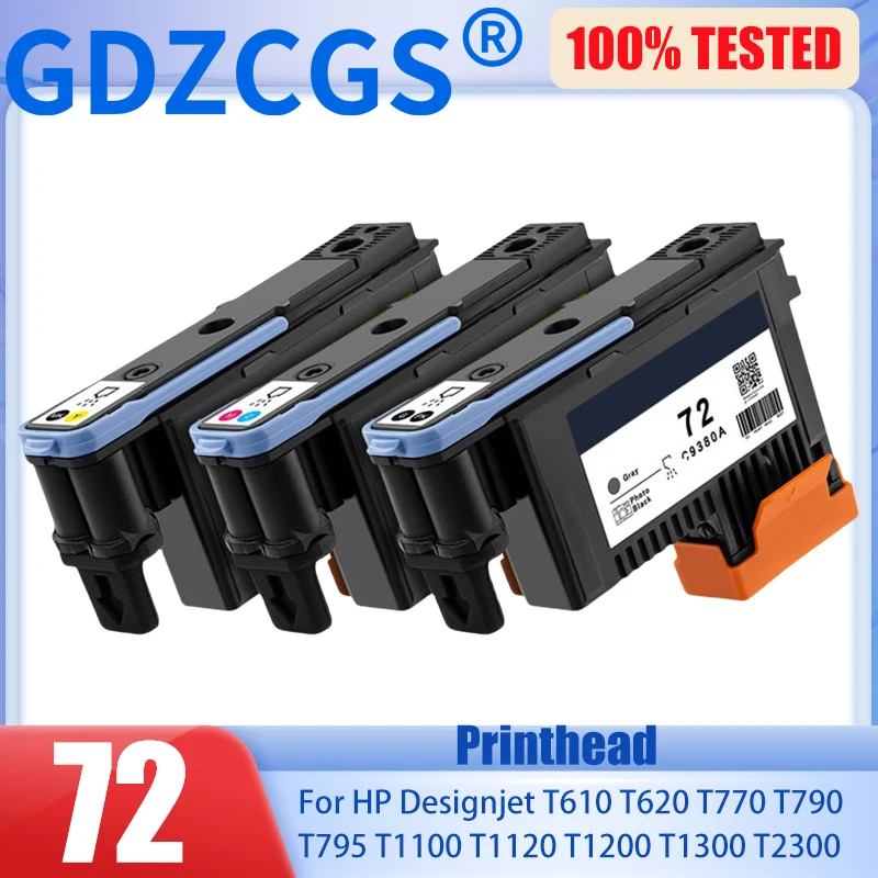 72 Printhead For hp72 C9380A C9383A C9384A Print Head For HP Designjet T1100 T1120 T1200 T1300 T610 T770 T790 T795 Printer
72 Printhead For hp72 C9380A C9383A C9384A Print Head For HP Designjet T1100 T1120 T1200 T1300 T610 T770 T790 T795 Printer