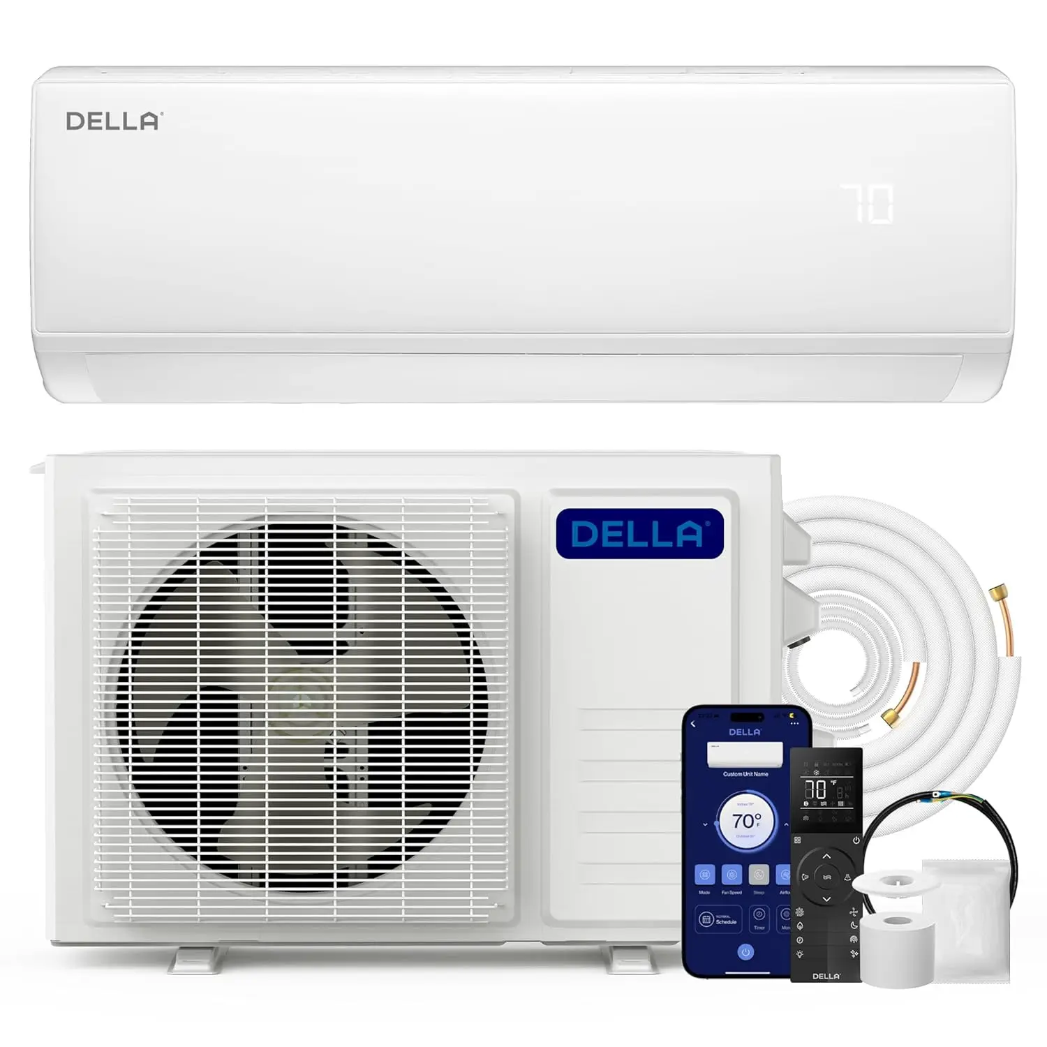 Econo Series 17000 BTU 17 SEER2 Mini Split Air Conditioner, Cools up to 1000 Sq. Ft, Works with Alexa and Wifi,, Customized
Econo Series 17000 BTU 17 SEER2 Mini Split Air Conditioner, Cools up to 1000 Sq. Ft, Works with Alexa and Wifi,, Customized