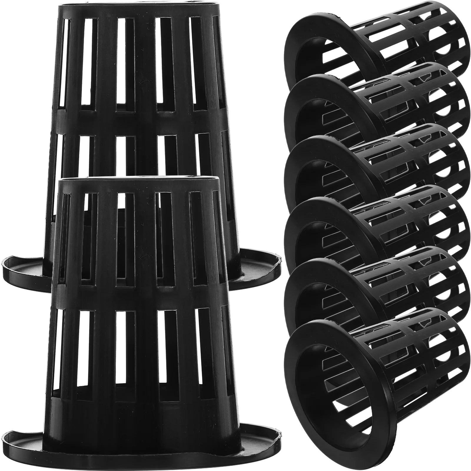 50 Pcs Hydroponic Vegetable Basket Mesh Cups for Hydroponics Flowerpot Net Pots Black Bucket Plastic Planting
50 Pcs Hydroponic Vegetable Basket Mesh Cups for Hydroponics Flowerpot Net Pots Black Bucket Plastic Planting