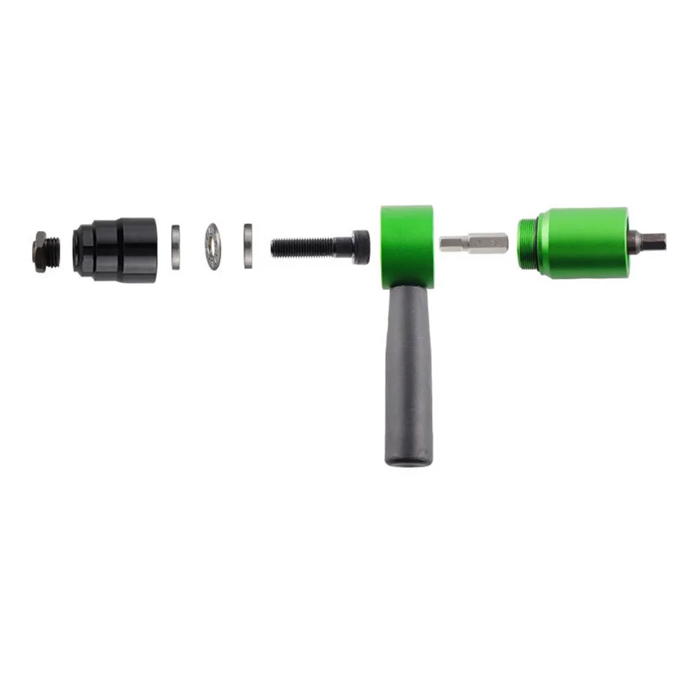 Комплект адаптеров для электрических заклепок с несколькими оправками и вставными гайками для использования с электрическими дрелями и трещотками
Комплект адаптеров для электрических заклепок с несколькими оправками и вставными гайками для использования с электрическими дрелями и трещотками