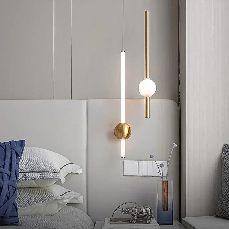 Modern Pendant Lights for Living Room Bedroom Shop Hanging Lamps Fixture Luminaire Glass Rod Long Lighting Black Gold Decoration
Modern Pendant Lights for Living Room Bedroom Shop Hanging Lamps Fixture Luminaire Glass Rod Long Lighting Black Gold Decoration