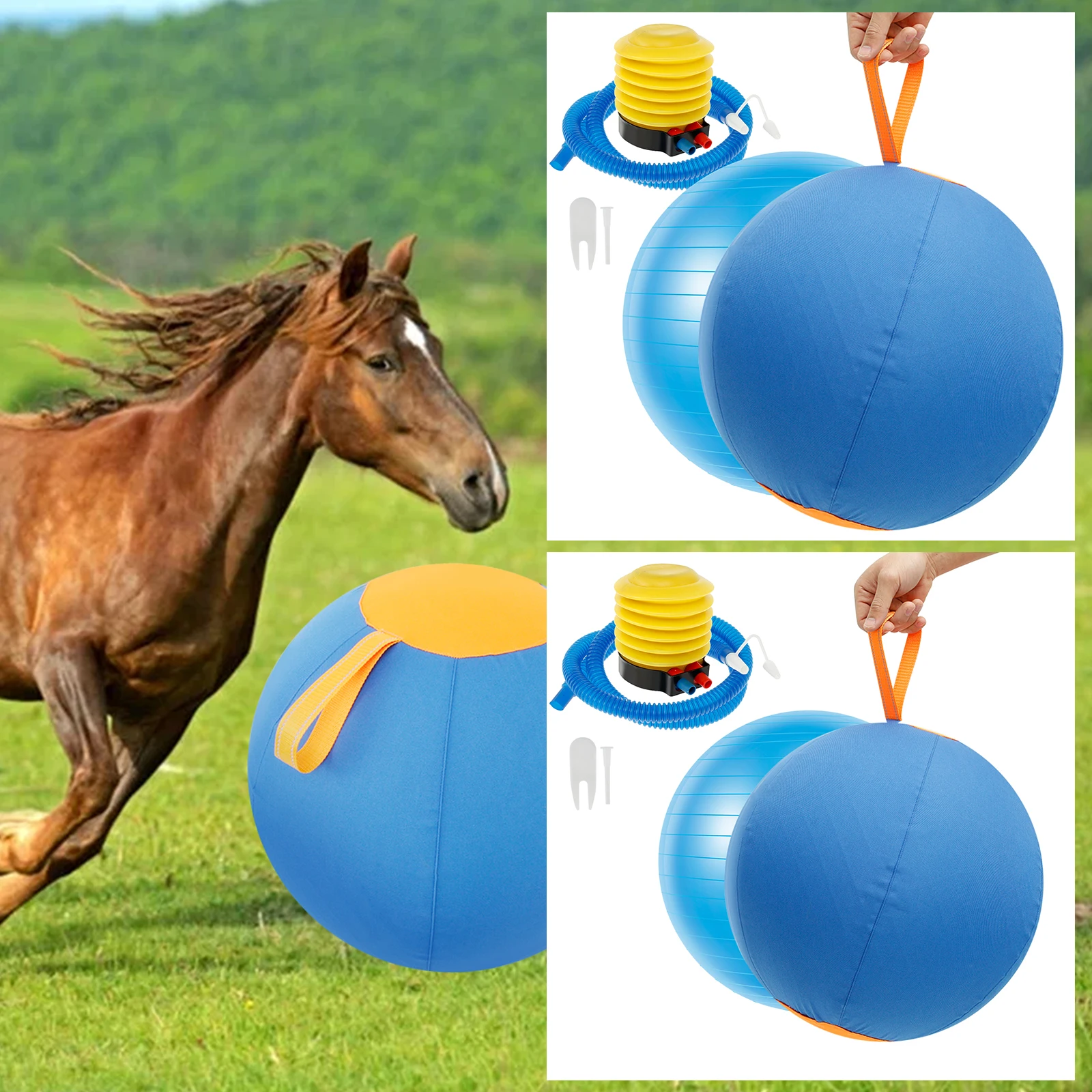 18-дюймовая тренировка ловкости с вездем мячом и портативной ручкой, улучшенные игрушки для собак и лошадей, австралийская/немецкая овчарка
18-дюймовая тренировка ловкости с вездем мячом и портативной ручкой, улучшенные игрушки для собак и лошадей, австралийская/немецкая овчарка