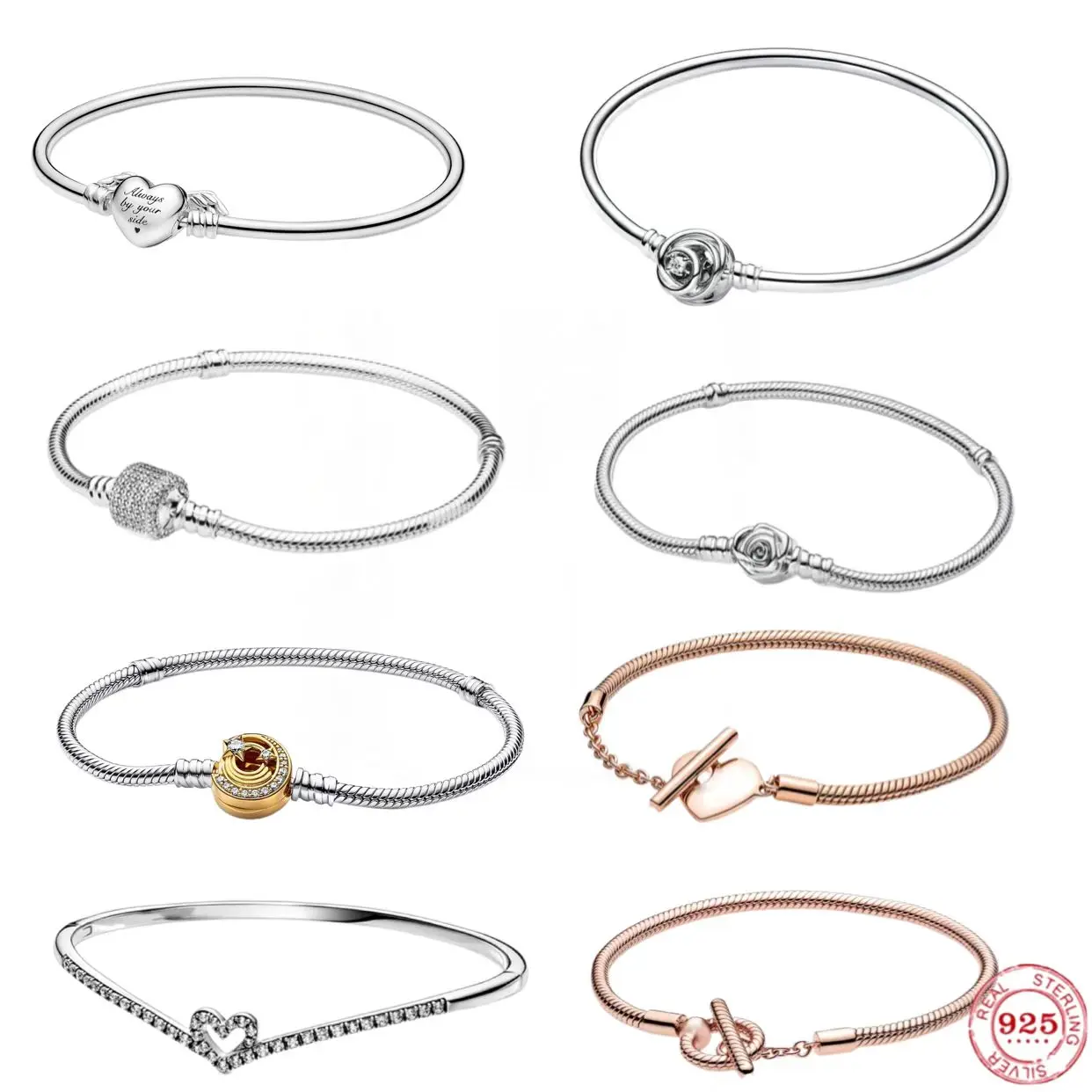 2025 New 925 sterling silver charm bracelet for women's fashion classic heart original DIY bracelet high quality jewelry
2025 New 925 sterling silver charm bracelet for women's fashion classic heart original DIY bracelet high quality jewelry