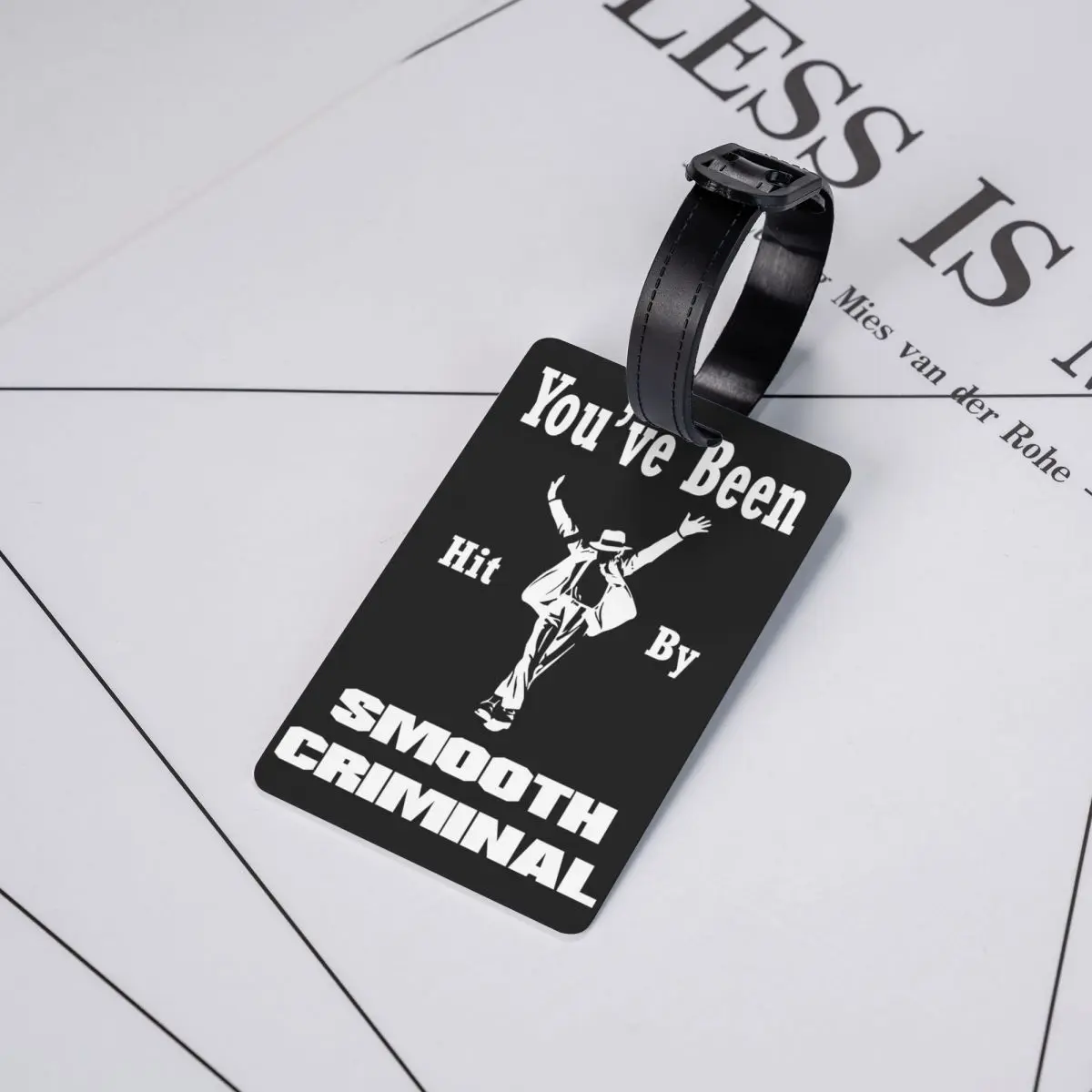 Vintage MJ Smooth Criminal Michael Jackson Luggage Tags Suitcase Travel Baggage Boarding Tag Label Holder ID Name Address
Vintage MJ Smooth Criminal Michael Jackson Luggage Tags Suitcase Travel Baggage Boarding Tag Label Holder ID Name Address