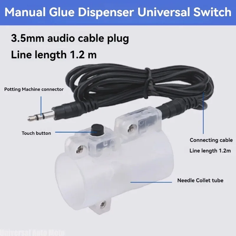 Dispenser Manual Control Switch Dispensing Accessories Syringe Foot Pedal, Pneumatic Glue Injection Valve Manual Tool Set Parts
Dispenser Manual Control Switch Dispensing Accessories Syringe Foot Pedal, Pneumatic Glue Injection Valve Manual Tool Set Parts
