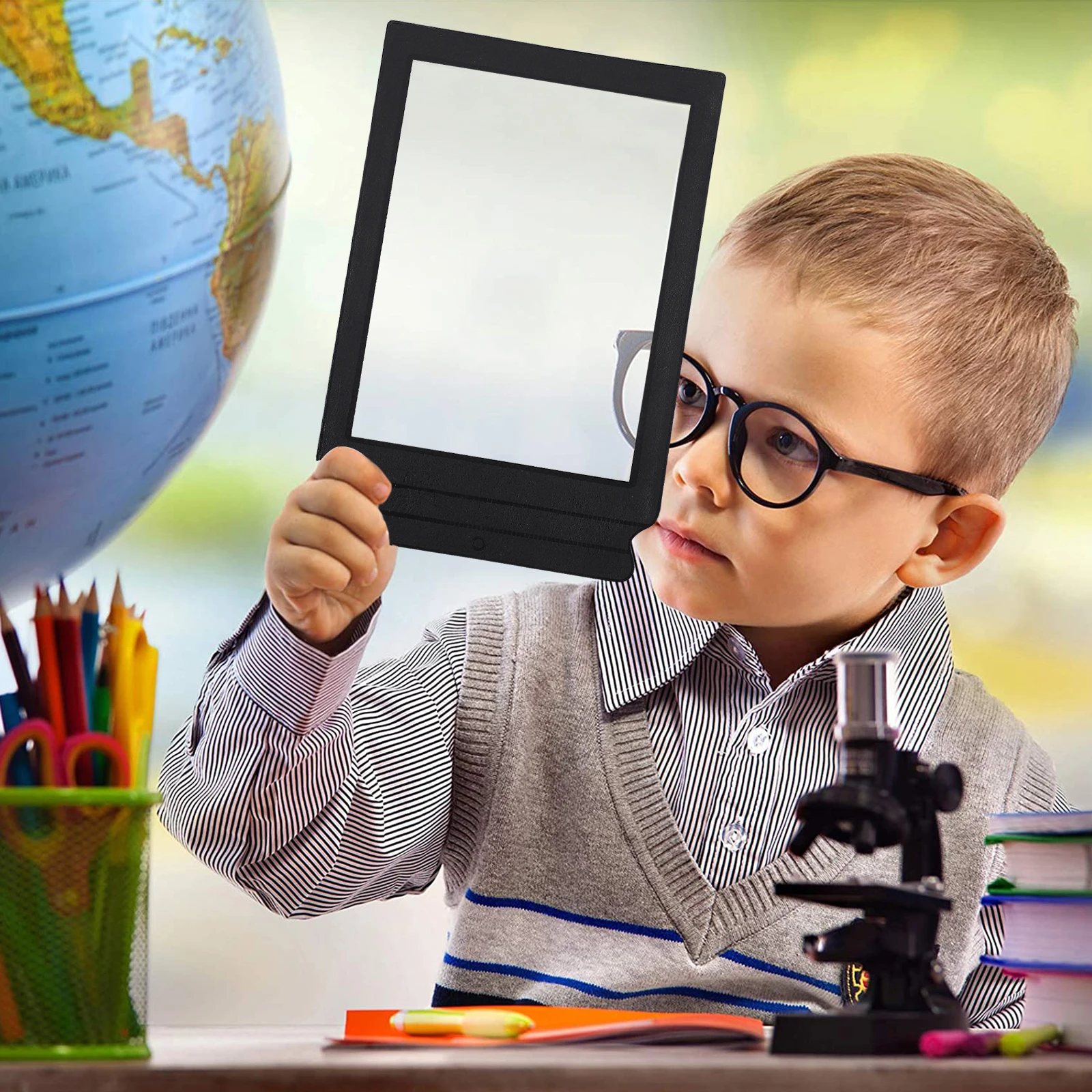 Handheld Magnifier Reading Magnifying Glass Portable Lightweight Ergonomic Design Large Lens for Books Elderly Full Page Viewing
Handheld Magnifier Reading Magnifying Glass Portable Lightweight Ergonomic Design Large Lens for Books Elderly Full Page Viewing