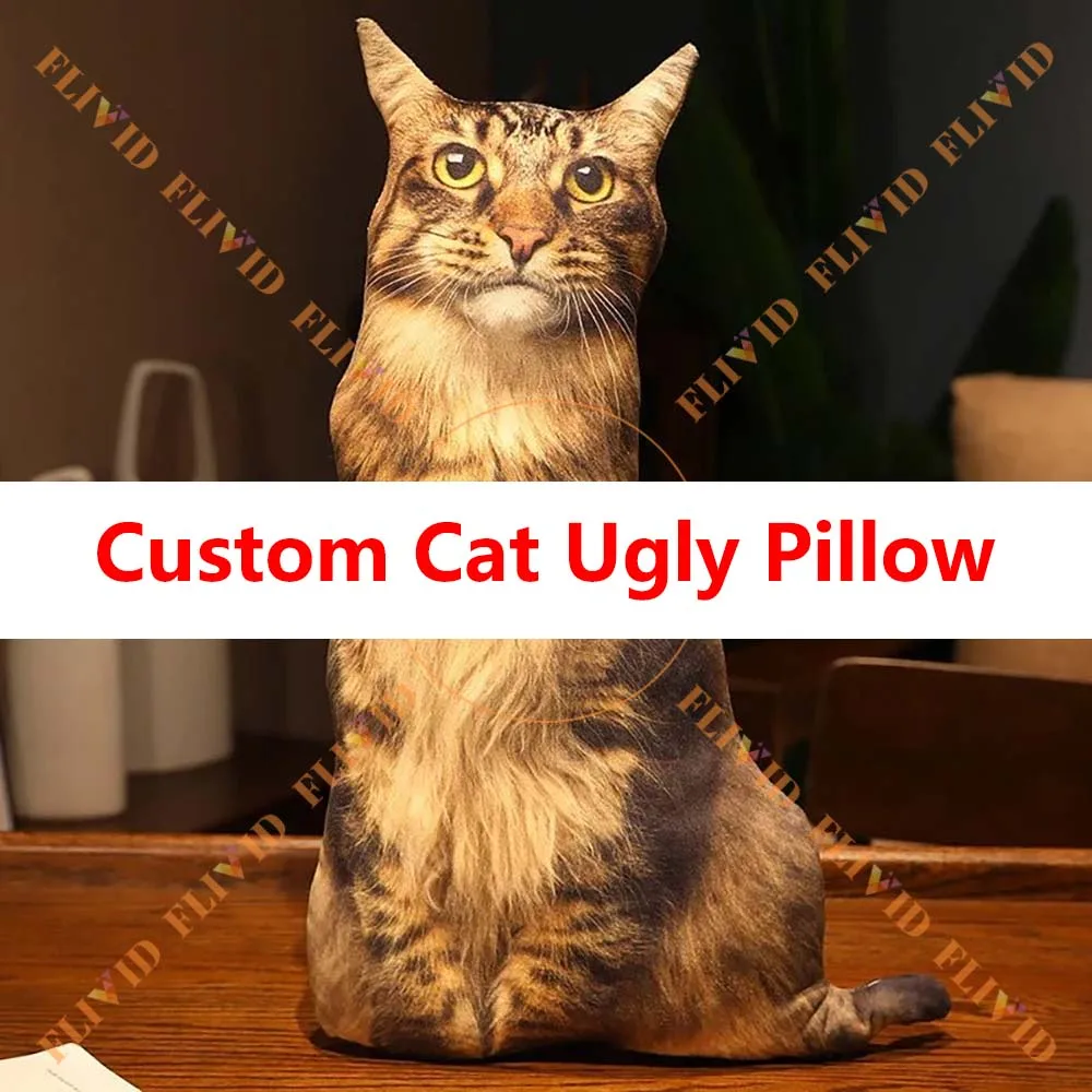 Custom 3D Cat Animals Pillow Customized Pet Dog Pillow Personalized Creative Gift Sofa Throw Pillow Animal Memorial Cushion
Custom 3D Cat Animals Pillow Customized Pet Dog Pillow Personalized Creative Gift Sofa Throw Pillow Animal Memorial Cushion