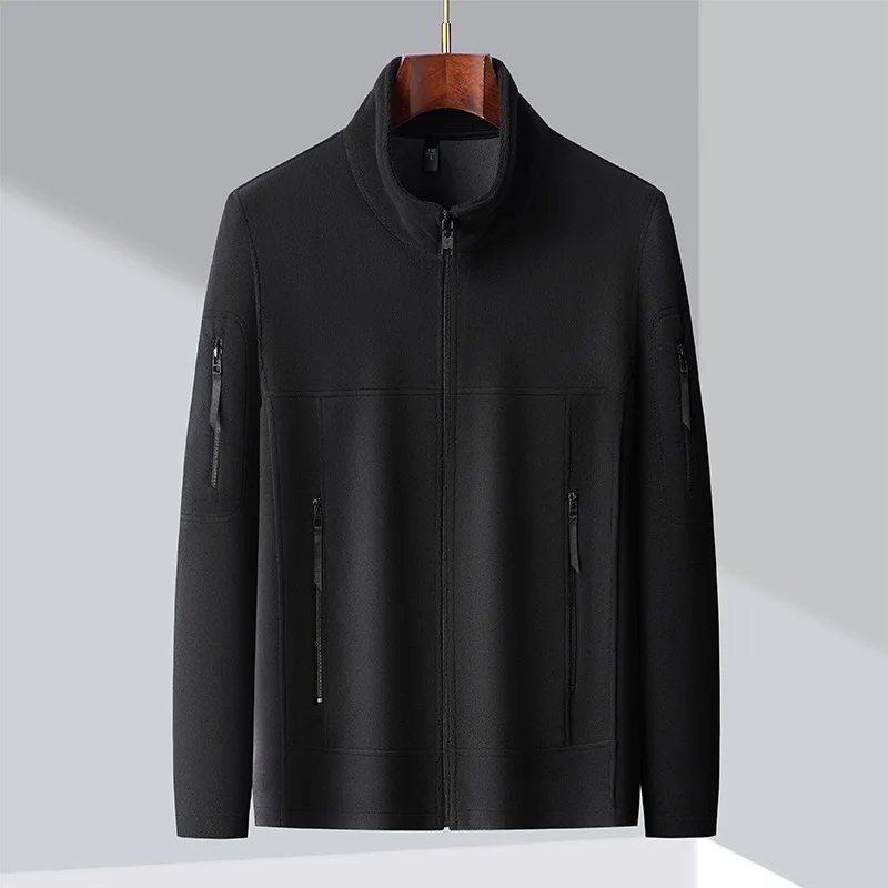 Fall Winter Fleece Thicken Men's Coats Warm Stand Collar Business Casual Fashion Simple Literary All-Match Middle-Age Male Tops
Fall Winter Fleece Thicken Men's Coats Warm Stand Collar Business Casual Fashion Simple Literary All-Match Middle-Age Male Tops