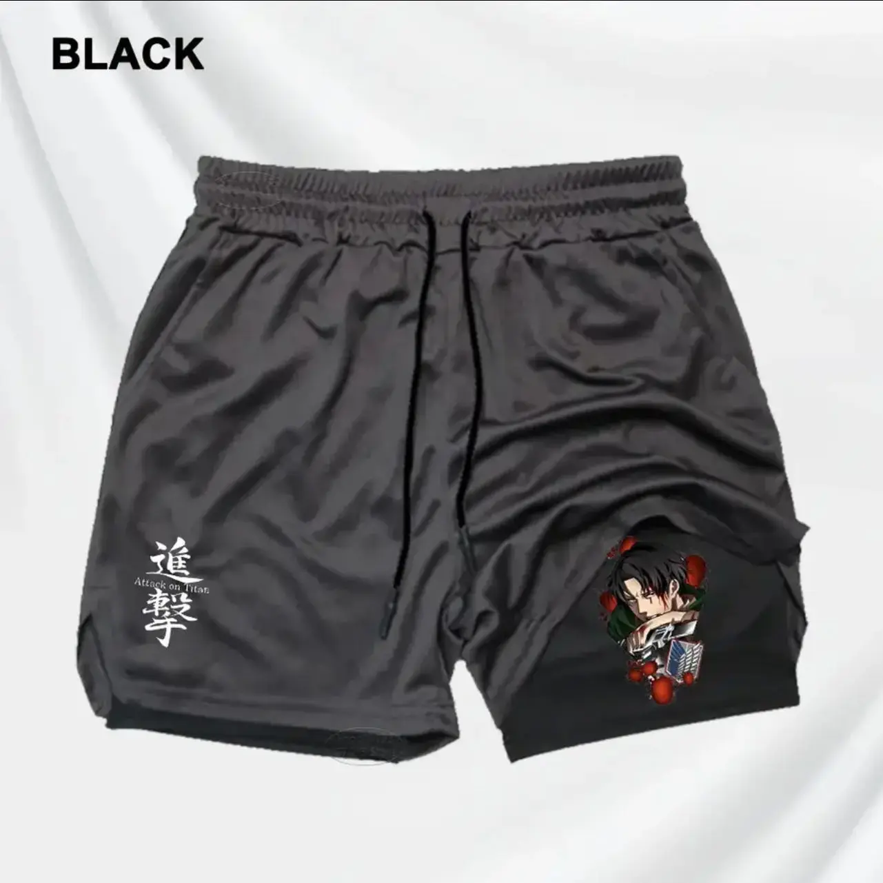 Attack Giant Anime Printed Men's Shorts Double Layer 2-in-1 Sports Fitness Casual Pants
Attack Giant Anime Printed Men's Shorts Double Layer 2-in-1 Sports Fitness Casual Pants