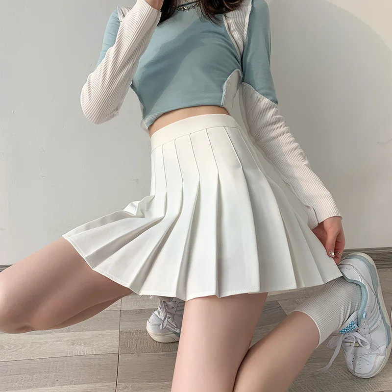 Женская юбка А-силуэта с плиссировкой, юбка-миди с завышенной талией, стройнящая фигуру, для осени, зимы, весны, лета, новая коллекция, стильная и милая
Женская юбка А-силуэта с плиссировкой, юбка-миди с завышенной талией, стройнящая фигуру, для осени, зимы, весны, лета, новая коллекция, стильная и милая